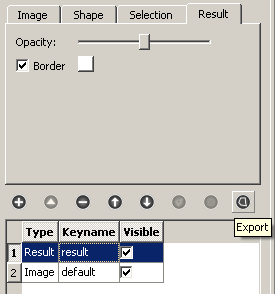 Export result layer